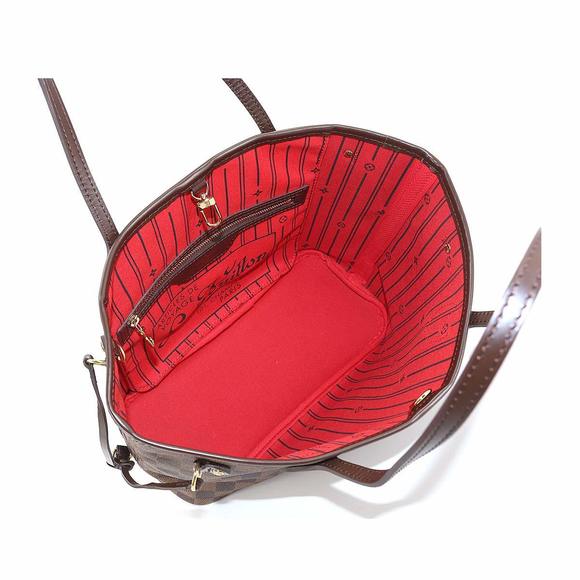 Louis Vuitton Damier Neverfull PM Tote Bag Ebene Brown - Picture 6 of 9